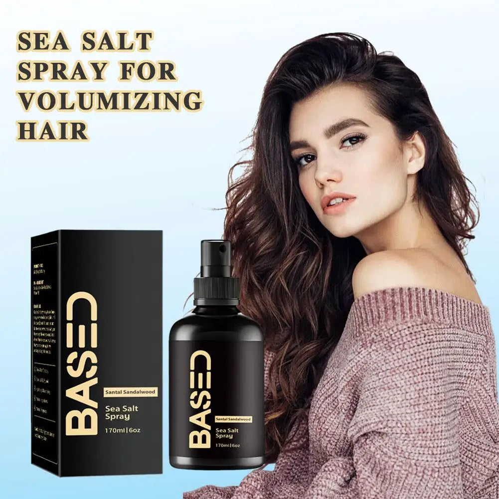 Long-Lasting Sea Salt Hair Spray for Men Women, Adds Instant Texture Volume Fluffy Wave Styling Powder for Perfect Look